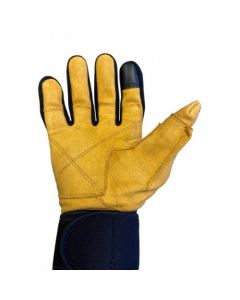 Schiek Power Series Lifting Gloves with Wrist Wraps & Full Finger Protection-425