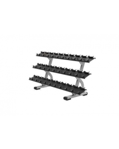 PRECOR Discovery Series 3 Tier 15 Pair Dumbbell Rack