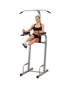 BODY-SOLID Powerline Vertical Knee Raise Dip Push-Up Chin-Up