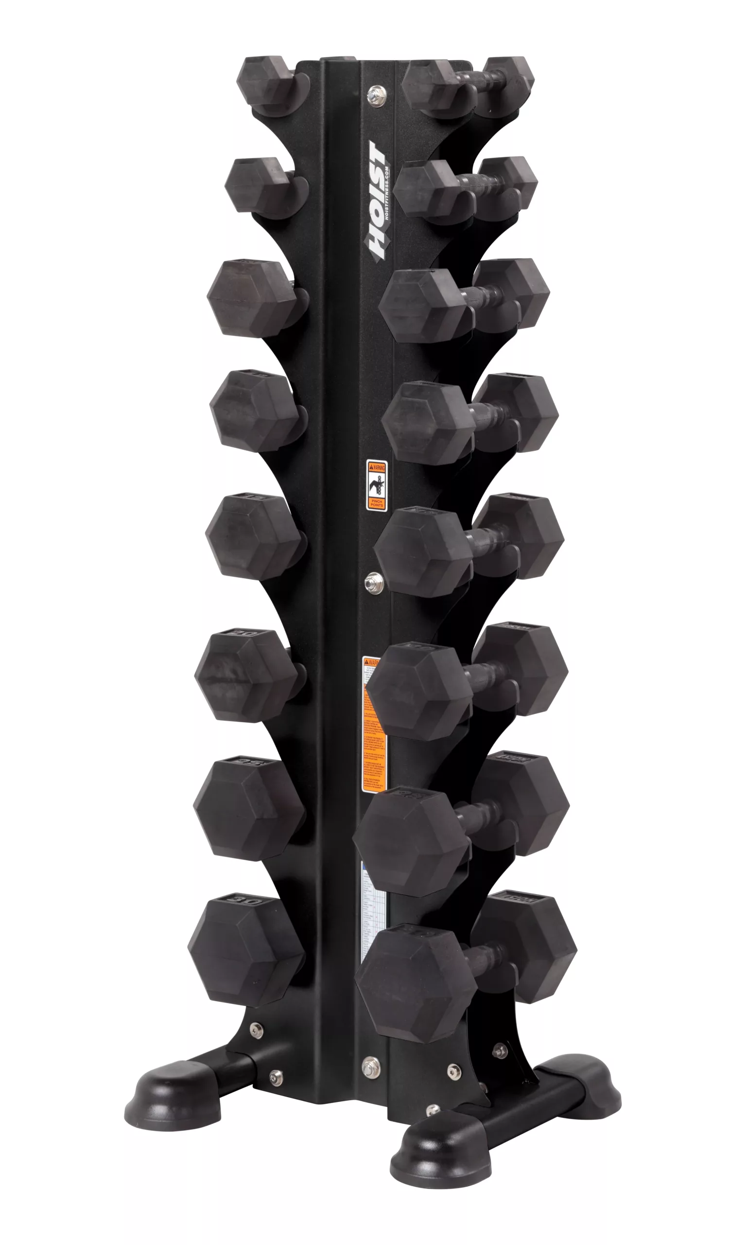 HOIST 8 Pair Vertical Hex Dumbbell Rack - Image 2