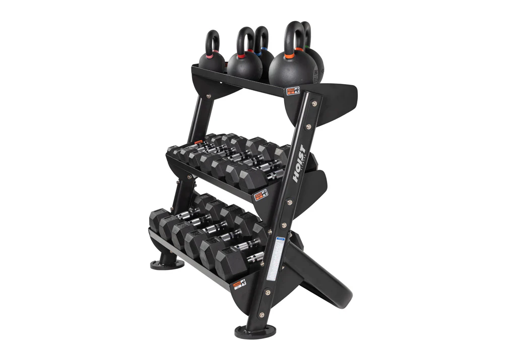 HOIST 36" Dumbbell Rack with OPT (3rd-tier) - Image 4