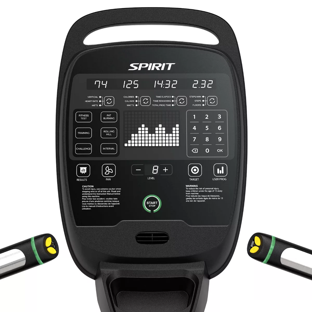 SPIRIT Fitness CSC880 Stairclimber Console